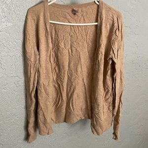 Marina Tan Cardigan Medium